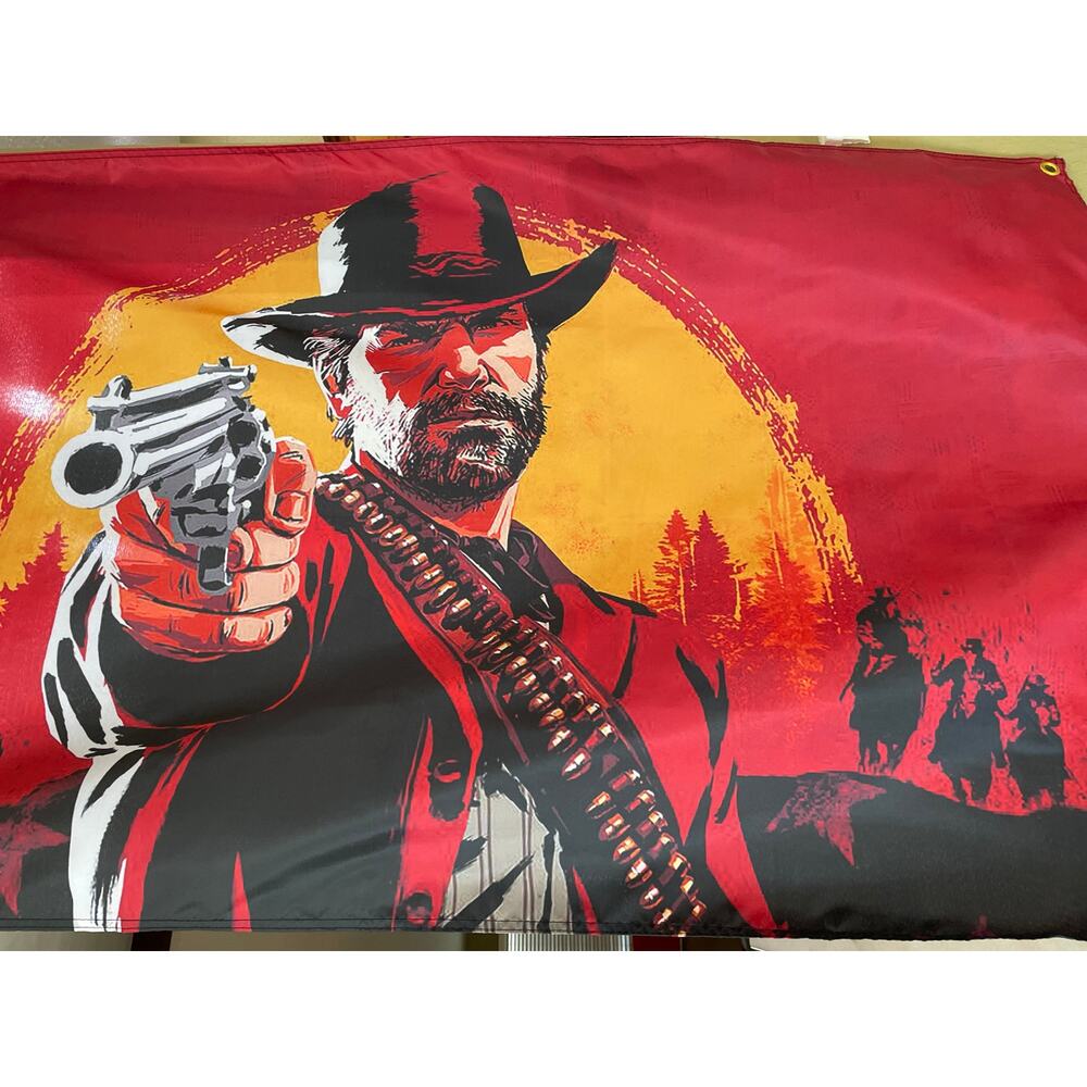 Red Dead Redemption 2 II 5ft Flag RDRII - Picture 2 of 3